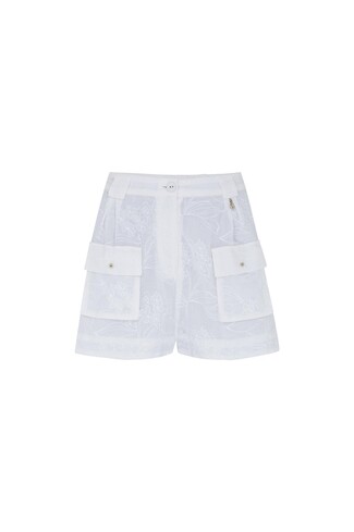 TK Maxx Weiße bestickte Shorts für Damen