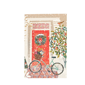 TK Maxx Weihnachtskarte Tür