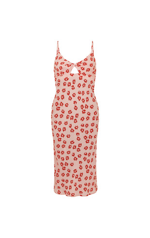 TK Maxx Blumenkleid rot 9.99€