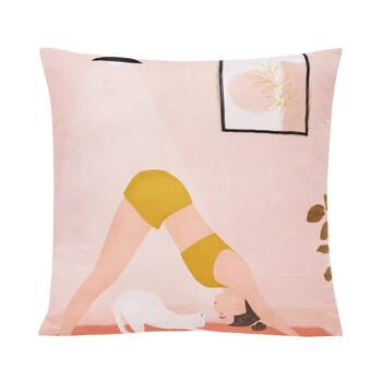 TK Maxx Pinkes Yoga Kissen
