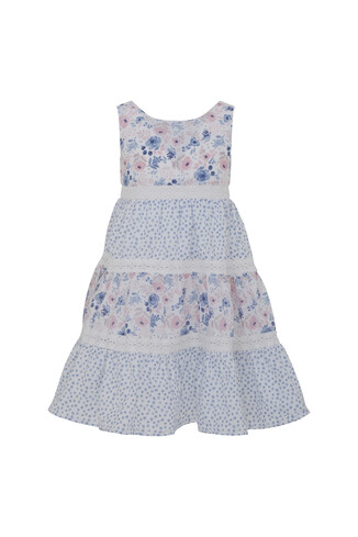 TK Maxx Kids Blumenkleid blau weiß 9.99€