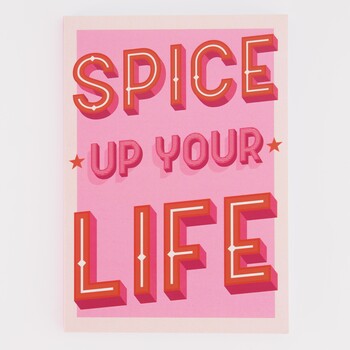 TK Maxx pinkes Notizbuch Spiceupyourlife A5 6.99 Euro