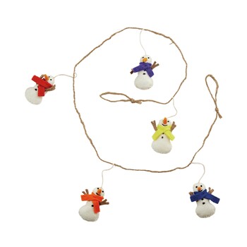 TK Maxx Schneemann-Girlande frontal 14.99€