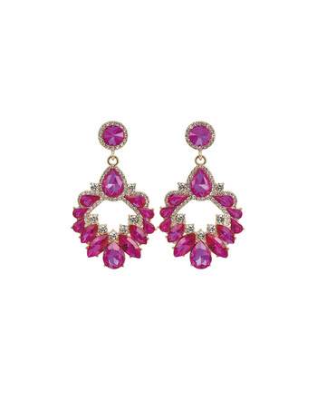 TK Maxx Funkelnde pinke Ohrringe 16.99€
