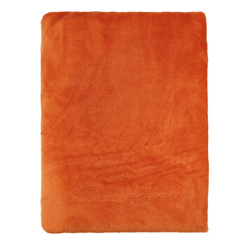 TK Maxx orangefarbene Mikrofaserdecke 16.99 €