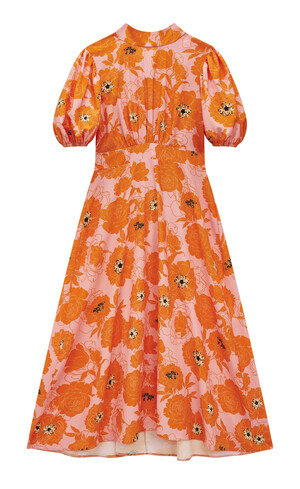 TK Maxx Blumenkleid pink orange 34.99€