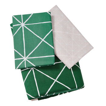 TK Maxx rosa-grünes Bettwäsche-Set für Doppelbett 19.99 €