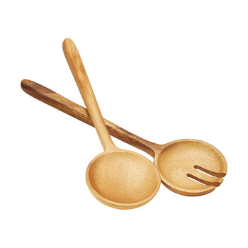 TK Maxx Holz servier besteck 7.99€