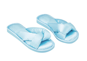 TK Maxx blaue satin schlappen 16.99€