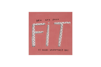 TK Maxx Valentinestag Karte u are fit 1.99€