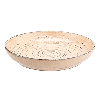 TK Maxx beigefarbene Servierschüssel mit Spiralmuster 10.99 €