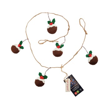 TK Maxx Puddinggirlande mit Etikett 14.99€