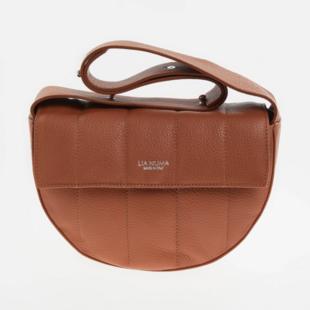 tk-maxx braune-halbrunde-schultertasche-aus-leder-mit-klappe 96.00