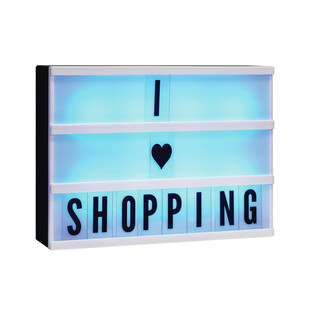 TK Maxx Lichtschild I love Shopping 12.99€