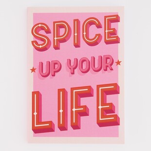 TK Maxx pinkes Notizbuch Spiceupyourlife A5 6.99 Euro