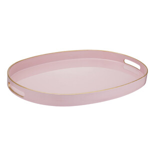 TK Maxx rosa Serviertablett mit goldenen Akzenten 4.99 &euro;