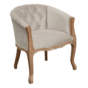 TK Maxx grauer Samtsessel 249.99 &euro;