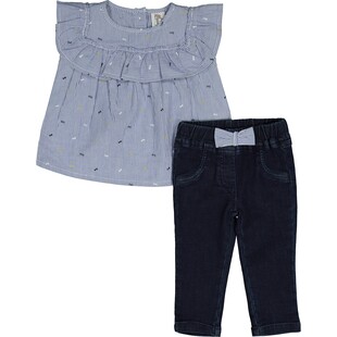 TK Maxx Tunika blau gestreift und Jeans 9.99&euro;