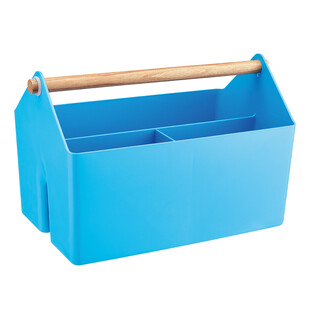 TK Maxx blauer Schreibtisch-Organizer 7.99 &euro;