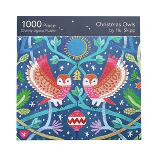 TK Maxx Puzzle Weihnachtliche Eulen frontal 8.99&euro;