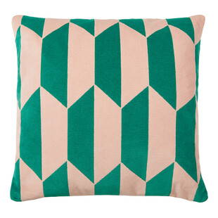 TK Maxx Kissen aus rosa und grünem Samt 19.99 &euro;