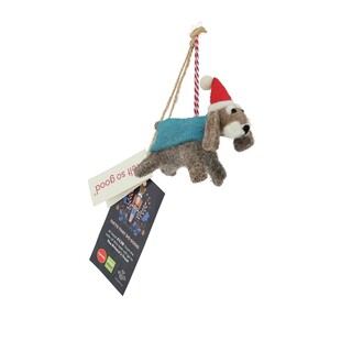 TK Maxx Filzkugel Hund mit Etikett (1) 4.49&euro;