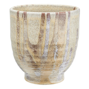 TK Maxx beigefarbener gemusterter Übertopf 9.99 &euro;